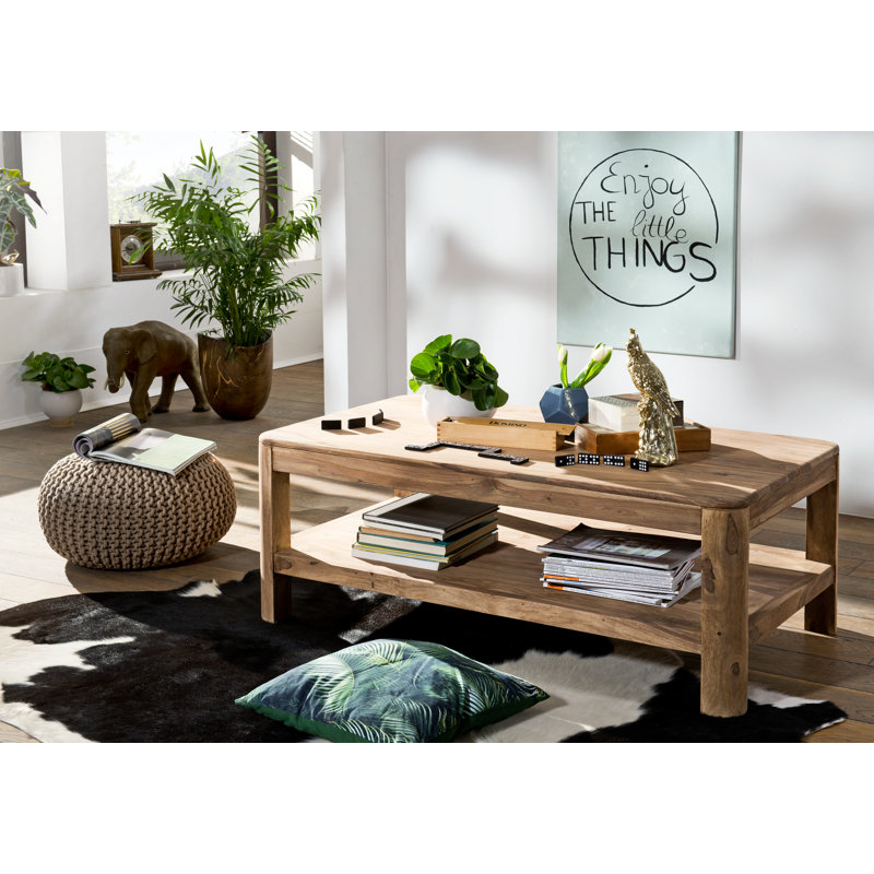 Massivmoebel24 Couchtisch Toronto mit Stauraum | Wayfair.de